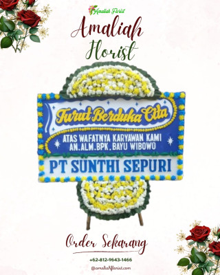 Papan Bunga Duka di Proklamasi